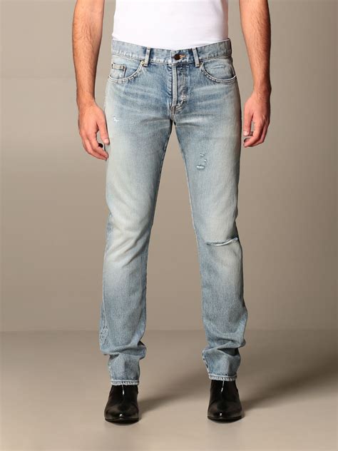 jeans uomo yves saint laurent|saint laurent jeans women's.